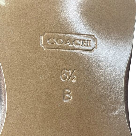 Coach Women’s Monday Brown Leather Harness Riding Boot Size US 6.5 B - Picture 13 of 13